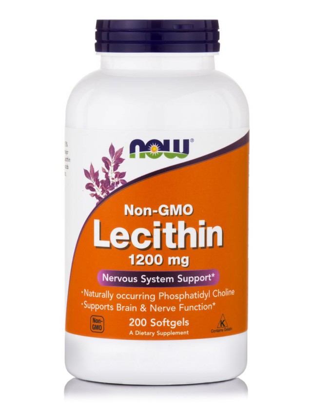 NOW LECITHIN 1200 MG 200 SOFTGELS  