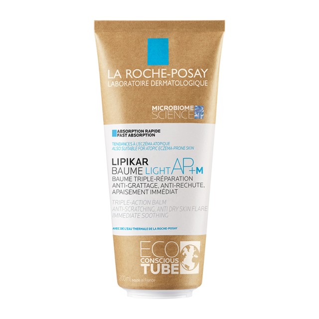 La Roche Posay Lipikar Baume AP+M Light Eco Ενυδατικό Balm Ανάπλασης Σώματος για Ευαίσθητες Επιδερμίδες 200ml