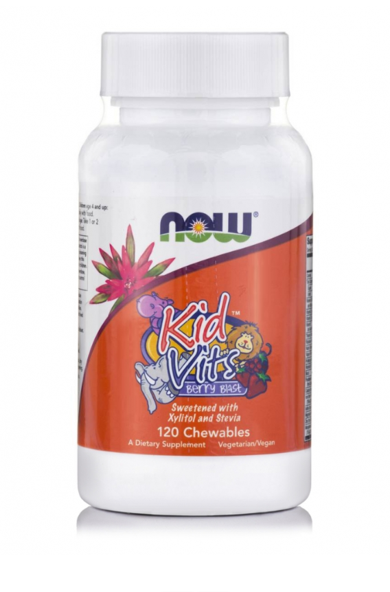 NOW KID VITS(TM)BERRY BLAST 120TABS