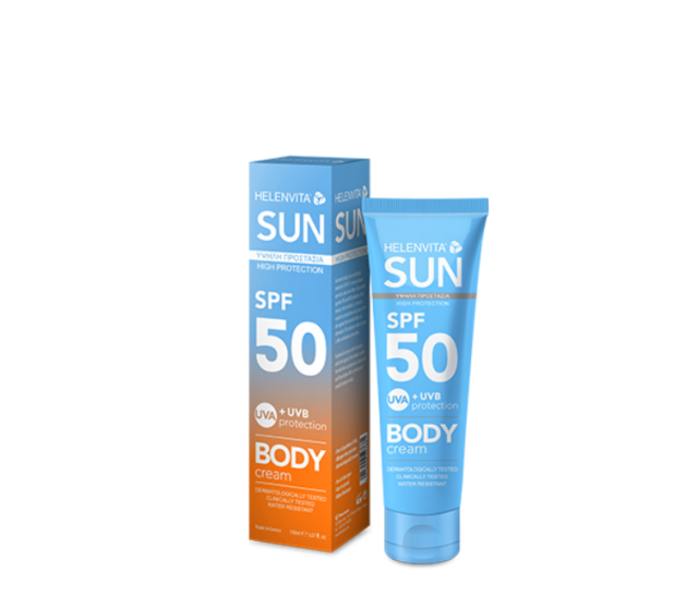 Helenvita Sun High Protection Αδιάβροχη Αντηλιακή Κρέμα για το Σώμα SPF50 150ml