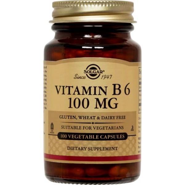 Solgar Vitamin B6 100mg 100veg caps