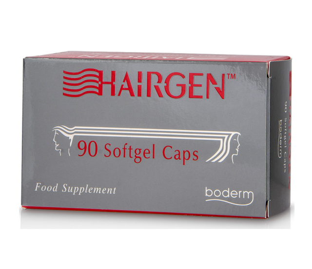 BODERM HAIRGEN 90 SOFTGEL CAPS x350MG