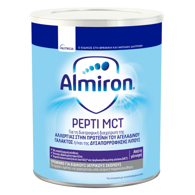 Nutricia Γάλα σε Σκόνη Almiron Pepti MCT 0m+ 400gr