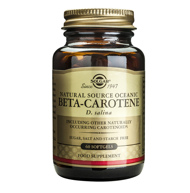 Solgar Beta Carotene D.Salina 60softgels