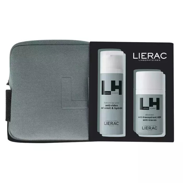 Lierac Promo Homme Global Anti-Age Fluid 50ml & Deodorant Ανδρική Περιποίηση 50ml