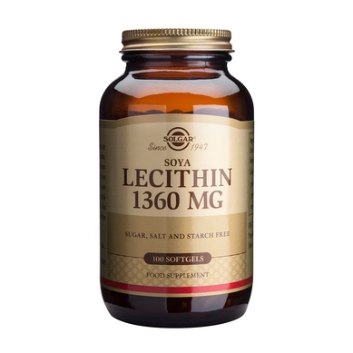 Solgar Soya Lecithin 1360mg Λεκιθίνη Σόγιας 100softgels