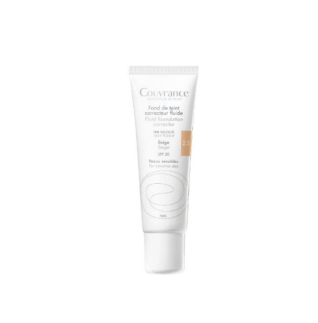 Avene Couvrance Fluid Foundation Corrector SPF20 2.5 Beige 30ml