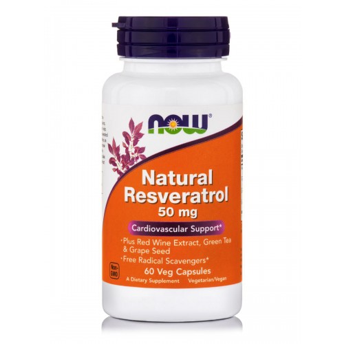 NOW RESVERATROL NATURAL  60 VCAPS  